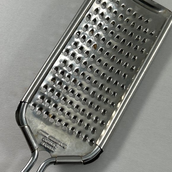 Vintage 70s Travco Stainless Steel Cheese Grater Zester Shredder Hand Held - Picture 7 of 8